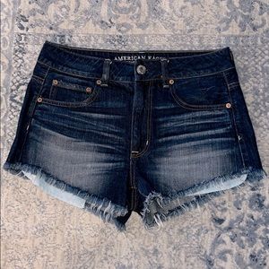 American Eagle Hi-Rise Festival Denim Shorts